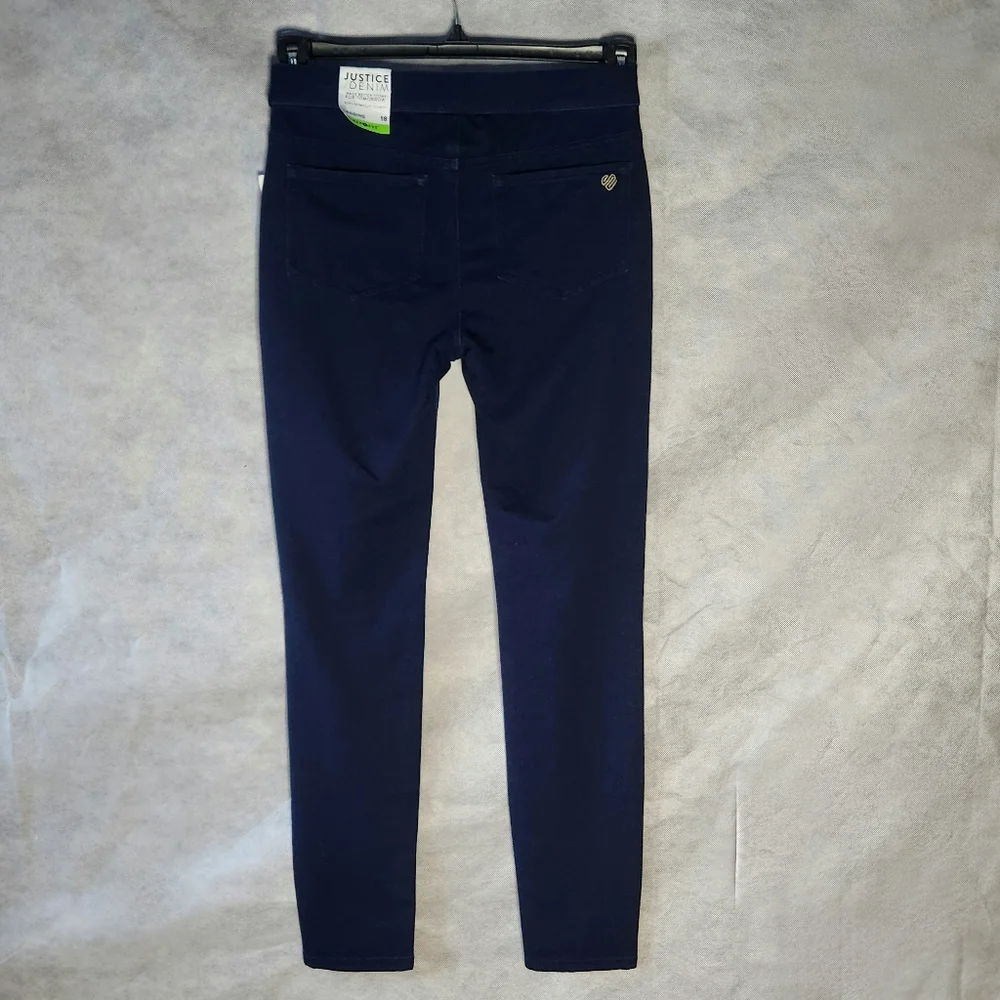Justice Pull-On Denim Jean Leggings